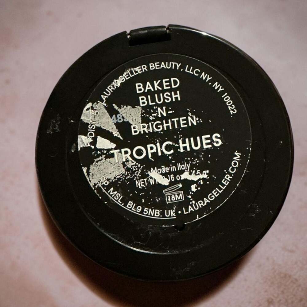 NWOB Laura Geller Baked Blush-n-Brighten Marbleized Blush in Tropic Hues - Picture 3 of 3